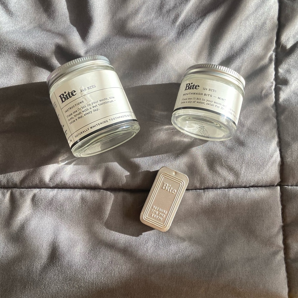 Bite Toothpaste + Mouthwash Jars [JARS ONLY]